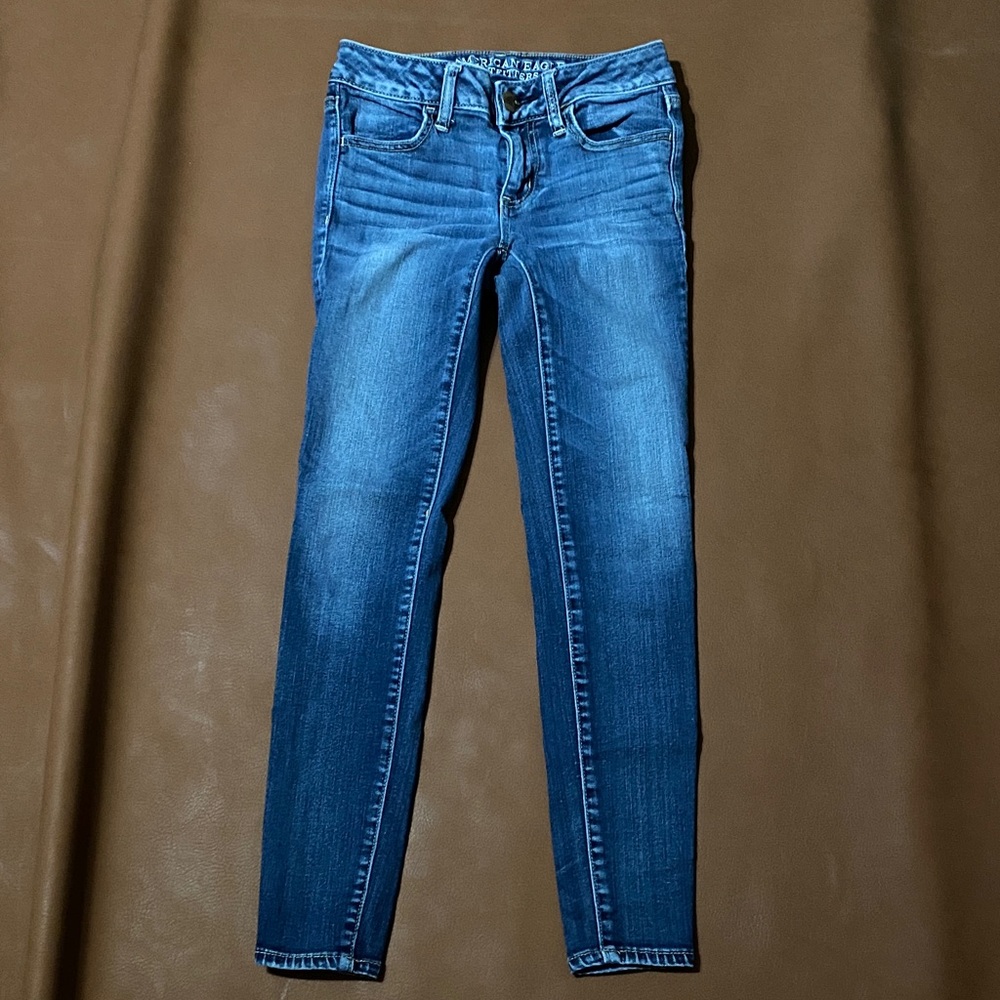 American Eagle Outfitters Dark Blue Skinny Jeans